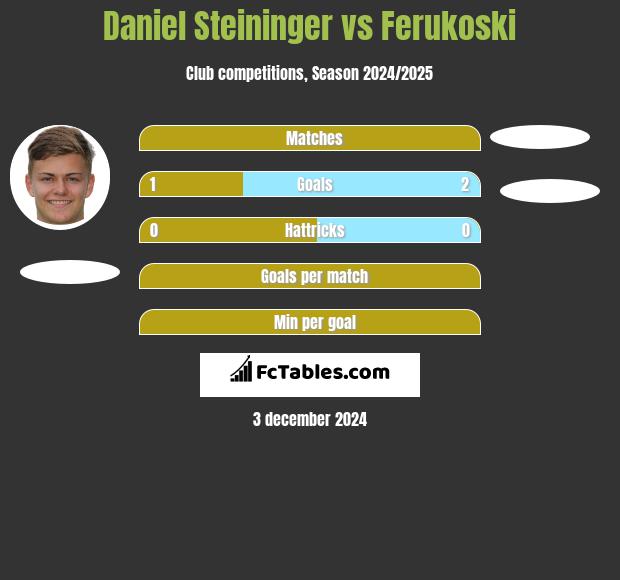 Daniel Steininger vs Ferukoski h2h player stats