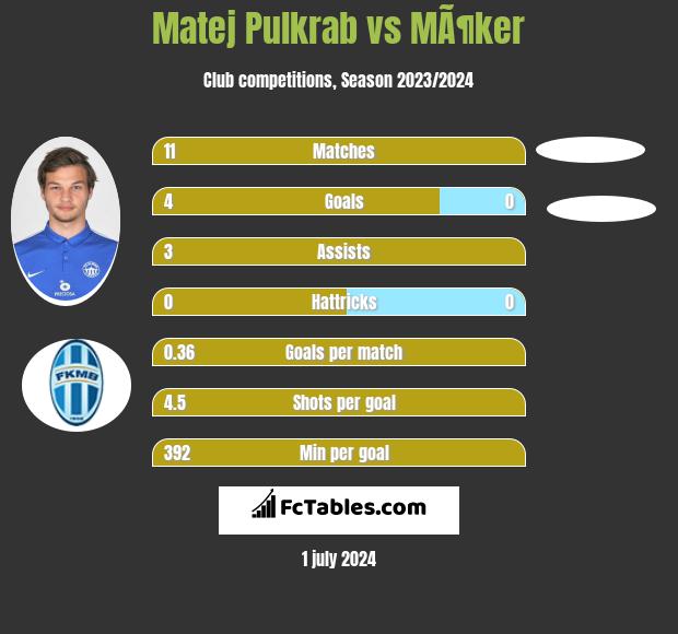 Matej Pulkrab vs MÃ¶ker h2h player stats