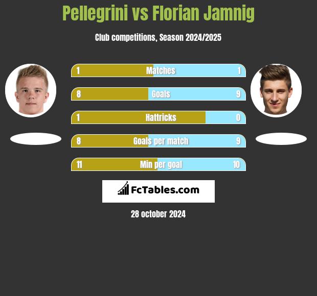 Pellegrini vs Florian Jamnig h2h player stats