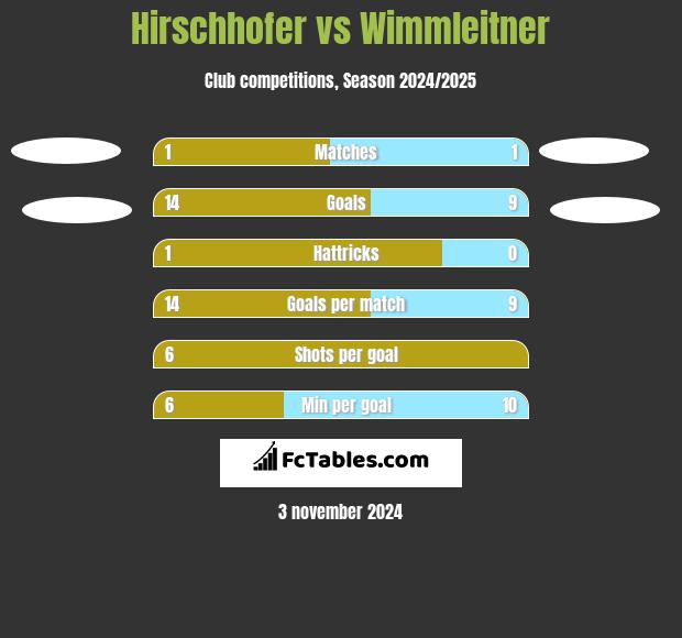 Hirschhofer vs Wimmleitner h2h player stats