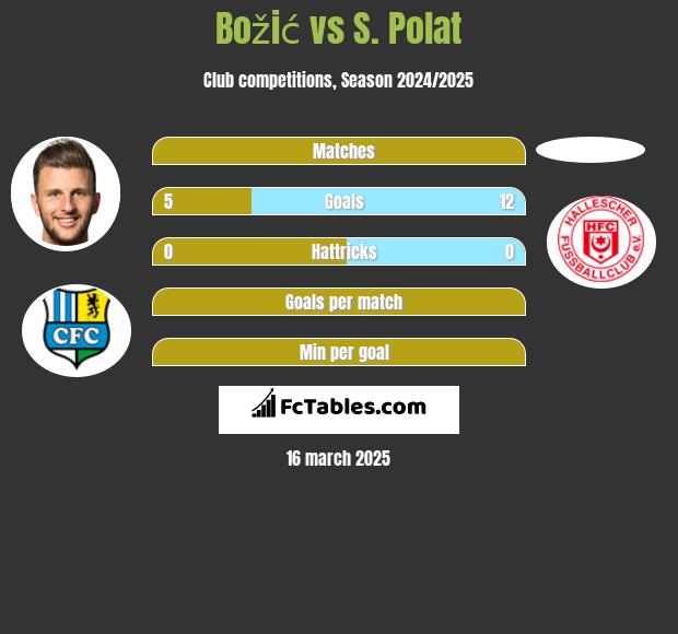 Božić vs S. Polat h2h player stats