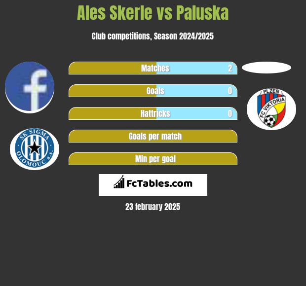 Ales Skerle vs Paluska h2h player stats