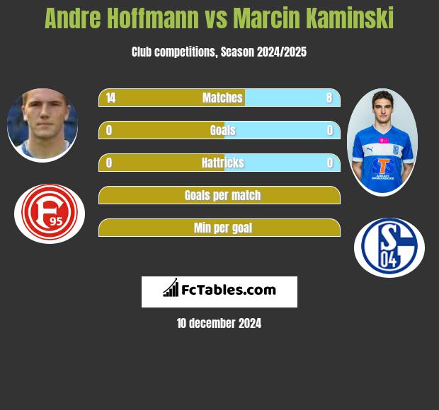 Andre Hoffmann vs Marcin Kamiński h2h player stats