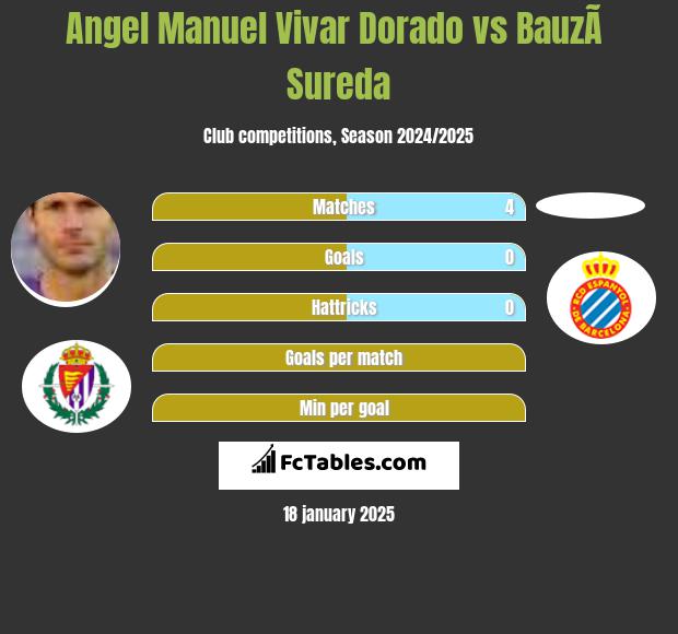 Angel Manuel Vivar Dorado vs BauzÃ  Sureda h2h player stats