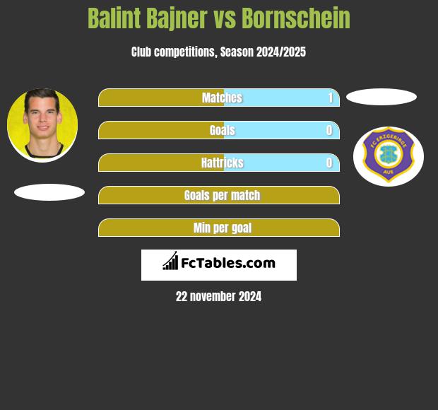 Balint Bajner vs Bornschein h2h player stats