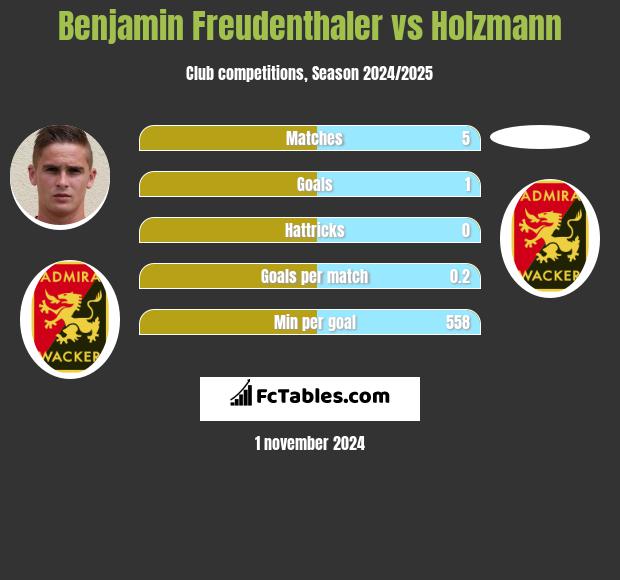 Benjamin Freudenthaler vs Holzmann h2h player stats