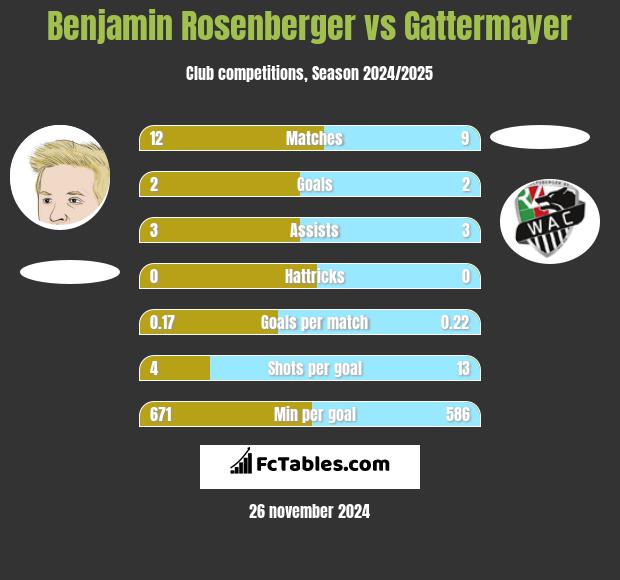 Benjamin Rosenberger vs Gattermayer h2h player stats