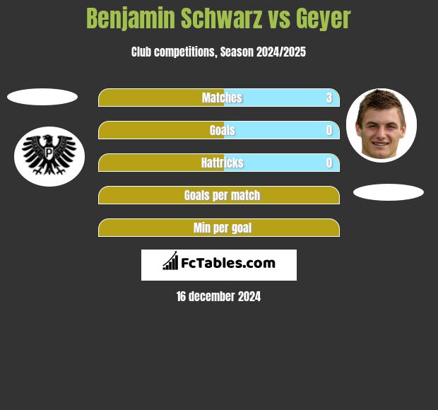 Benjamin Schwarz vs Geyer h2h player stats