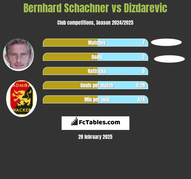 Bernhard Schachner vs Dizdarevic h2h player stats