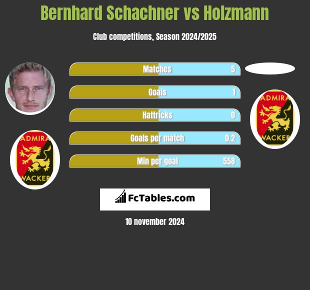 Bernhard Schachner vs Holzmann h2h player stats