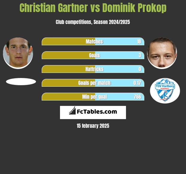 Christian Gartner vs Dominik Prokop h2h player stats