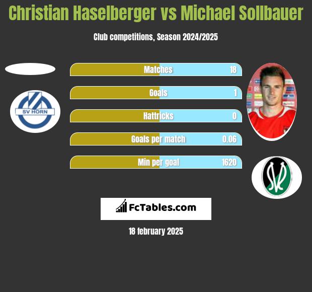 Christian Haselberger vs Michael Sollbauer h2h player stats