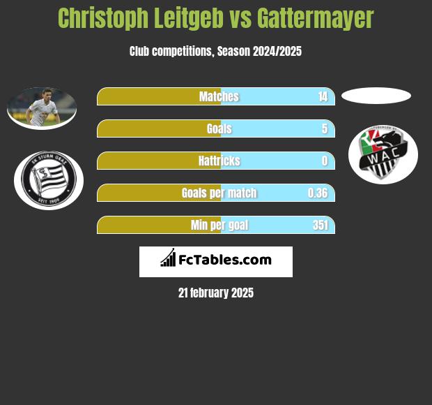 Christoph Leitgeb vs Gattermayer h2h player stats