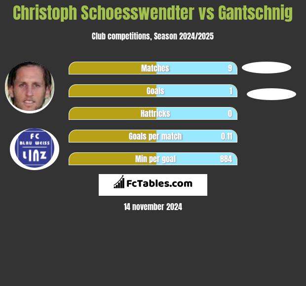 Christoph Schoesswendter vs Gantschnig h2h player stats