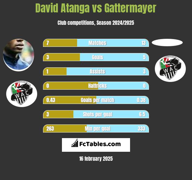 David Atanga vs Gattermayer h2h player stats