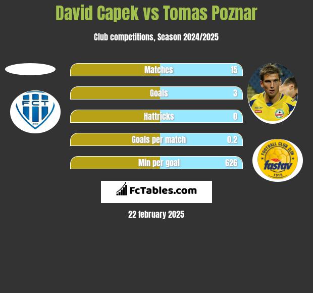 David Capek vs Tomas Poznar h2h player stats