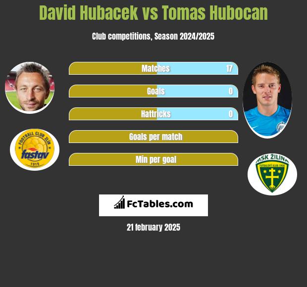 David Hubacek vs Tomas Hubocan h2h player stats