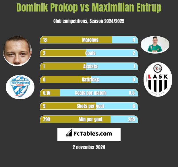 Dominik Prokop vs Maximilian Entrup h2h player stats