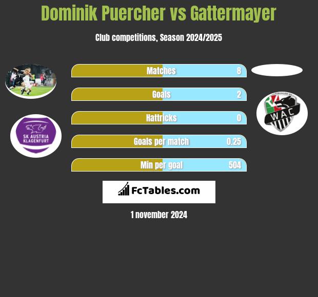 Dominik Puercher vs Gattermayer h2h player stats