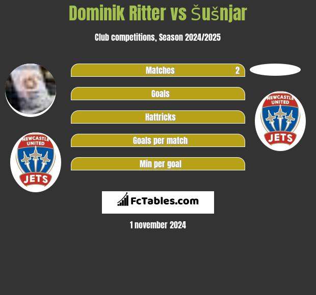 Dominik Ritter vs Šušnjar h2h player stats