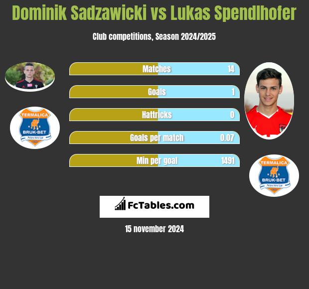 Dominik Sadzawicki vs Lukas Spendlhofer h2h player stats