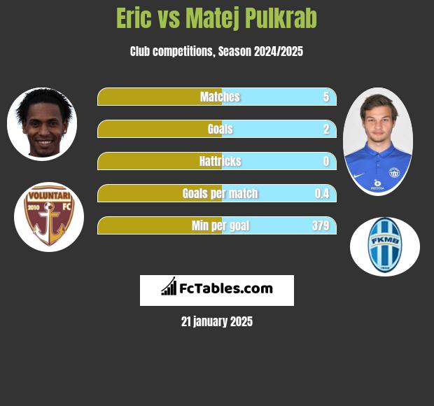 Eric vs Matej Pulkrab h2h player stats