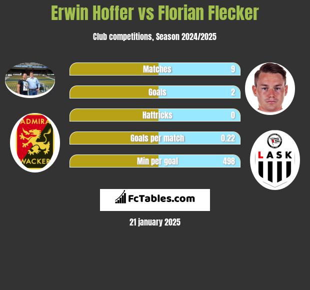 Erwin Hoffer vs Florian Flecker h2h player stats