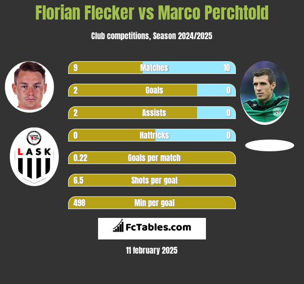 Florian Flecker vs Marco Perchtold h2h player stats