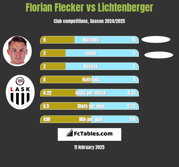 Florian Flecker vs Lichtenberger h2h player stats