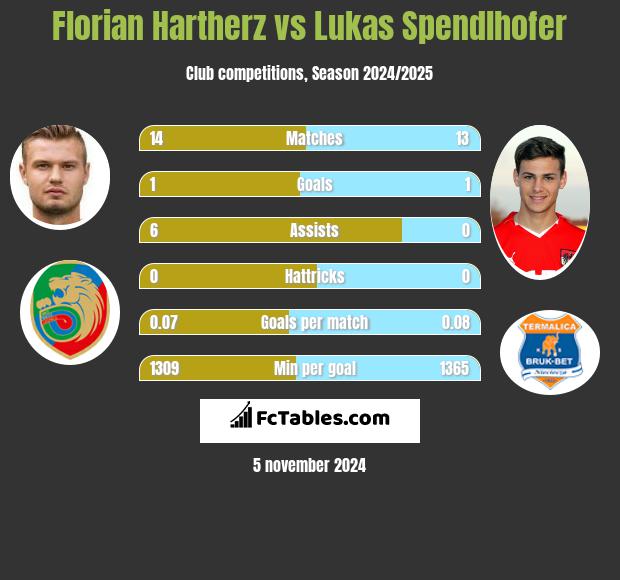 Florian Hartherz vs Lukas Spendlhofer h2h player stats