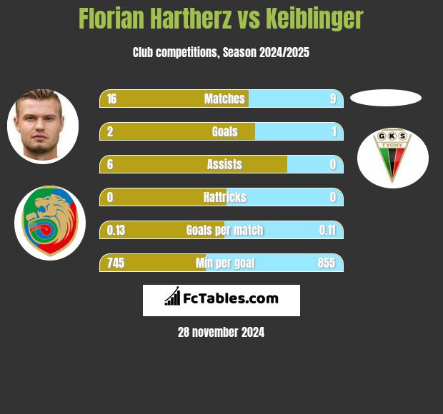 Florian Hartherz vs Keiblinger h2h player stats