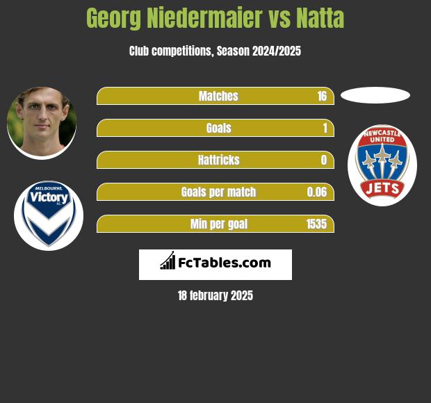 Georg Niedermaier vs Natta h2h player stats