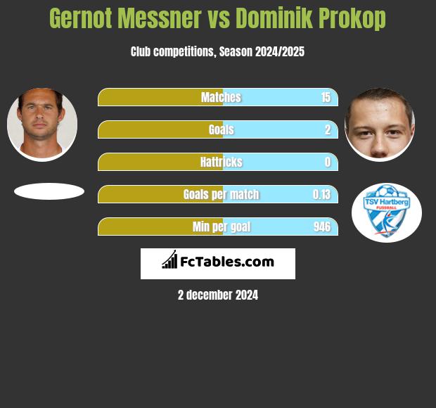 Gernot Messner vs Dominik Prokop h2h player stats