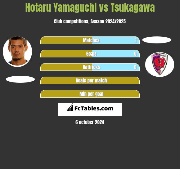 Hotaru Yamaguchi vs Tsukagawa h2h player stats