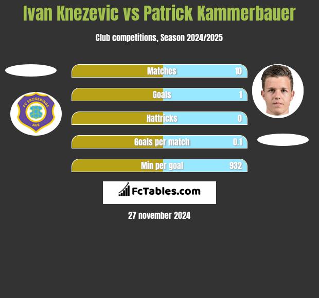 Ivan Knezevic vs Patrick Kammerbauer h2h player stats