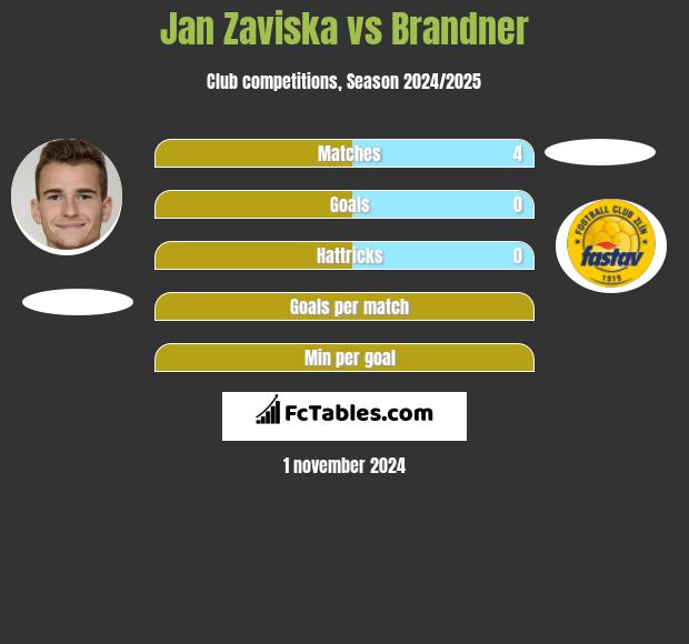 Jan Zaviska vs Brandner h2h player stats