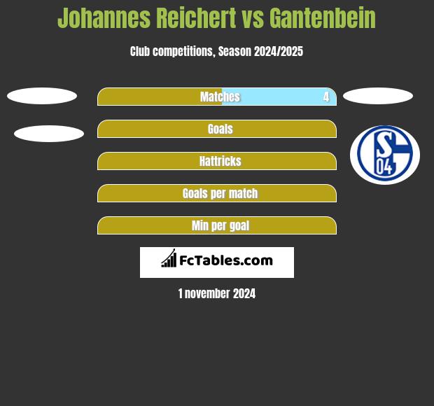 Johannes Reichert vs Gantenbein h2h player stats