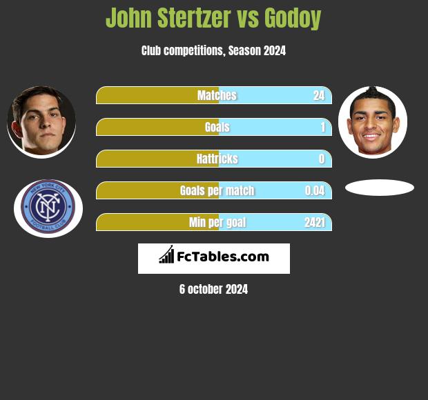 John Stertzer vs Godoy h2h player stats