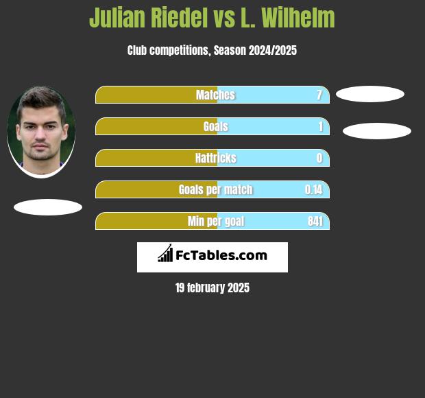 Julian Riedel vs L. Wilhelm h2h player stats