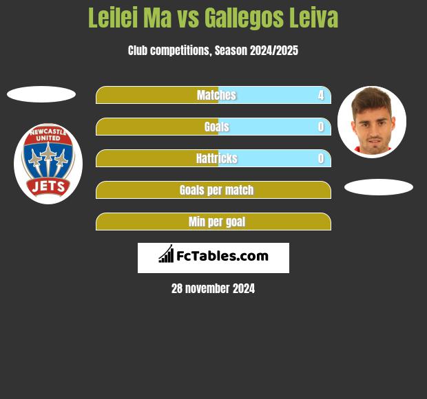 Leilei Ma vs Gallegos Leiva h2h player stats