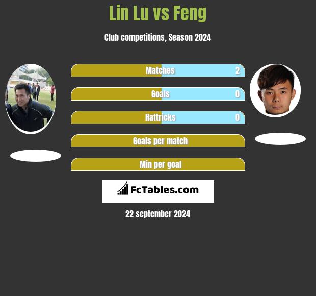 Lin Lu vs Feng h2h player stats