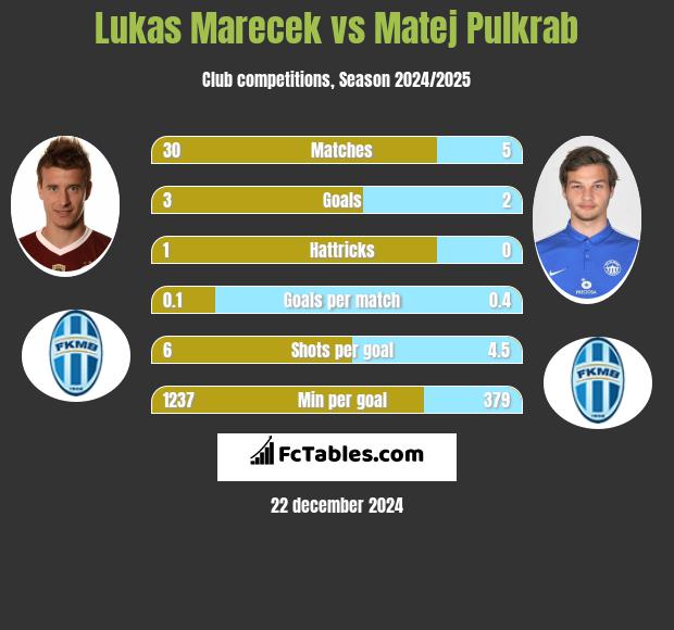 Lukas Marecek vs Matej Pulkrab h2h player stats