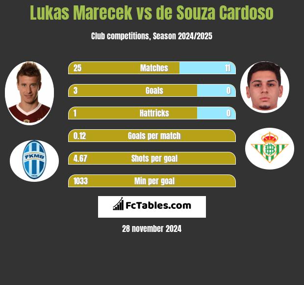 Lukas Marecek vs de Souza Cardoso h2h player stats