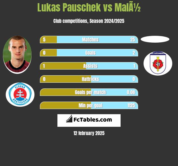 Lukas Pauschek vs MalÃ½ h2h player stats