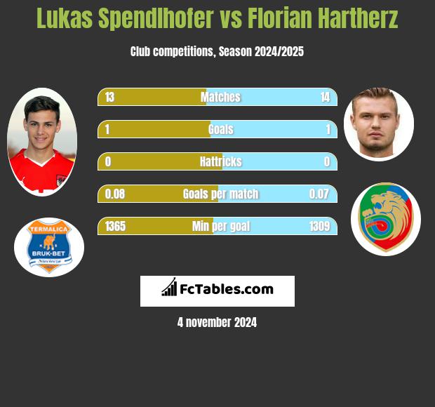 Lukas Spendlhofer vs Florian Hartherz h2h player stats