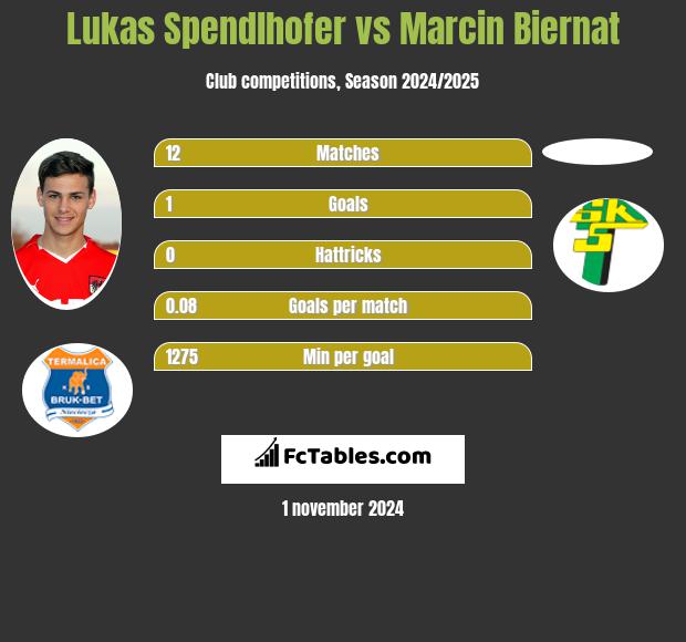 Lukas Spendlhofer vs Marcin Biernat h2h player stats