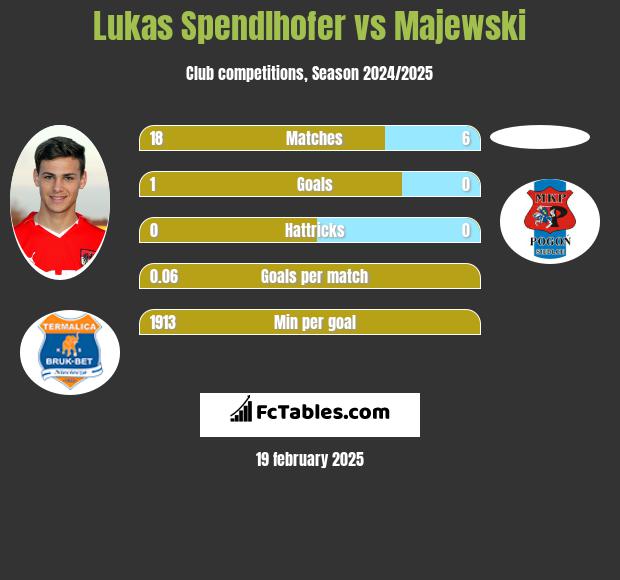 Lukas Spendlhofer vs Majewski h2h player stats