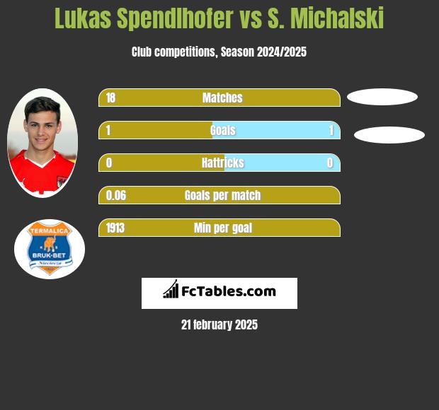 Lukas Spendlhofer vs S. Michalski h2h player stats