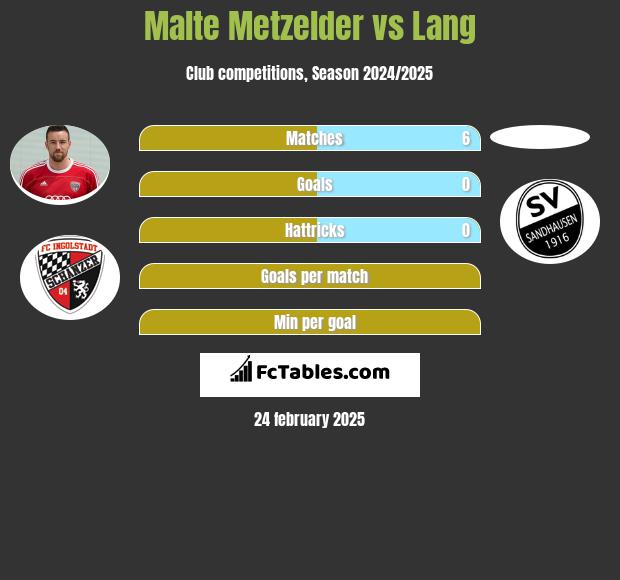 Malte Metzelder vs Lang h2h player stats