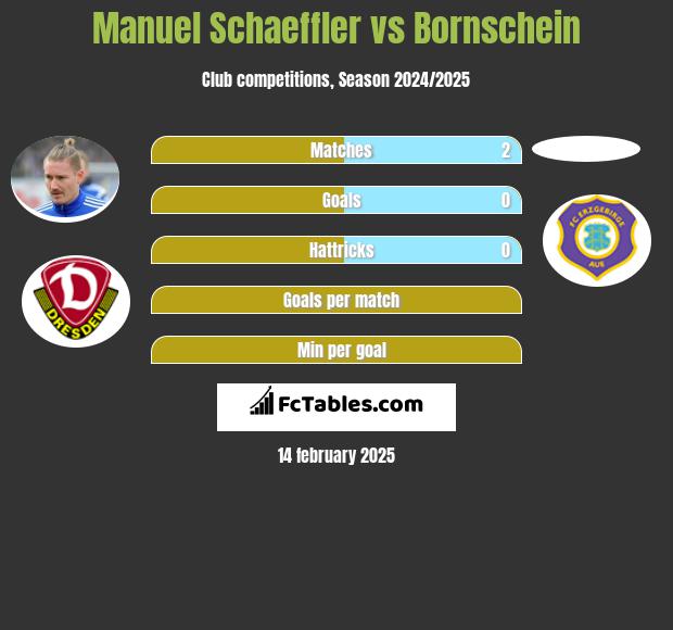 Manuel Schaeffler vs Bornschein h2h player stats